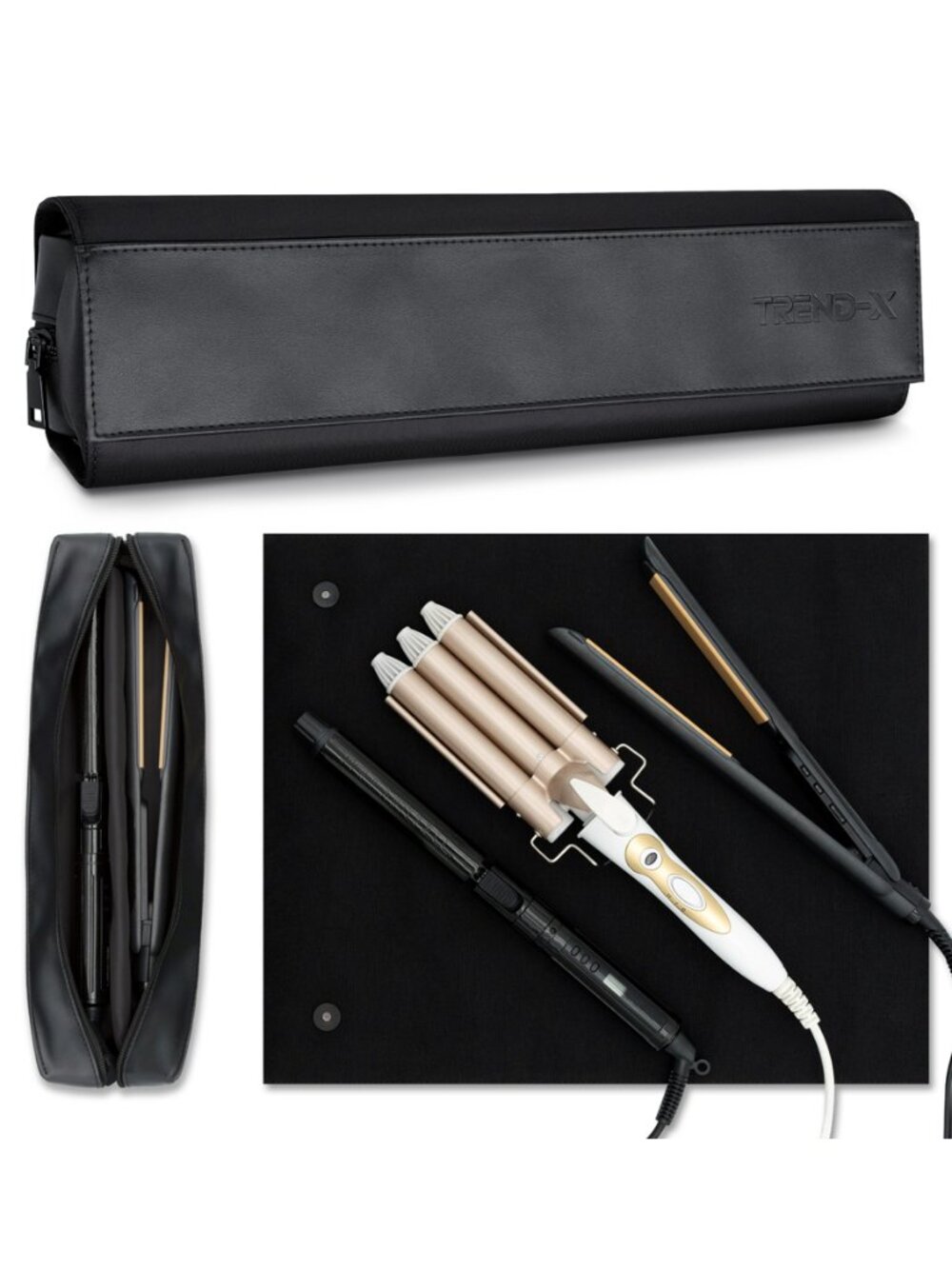 Hair Tools Travel Case w Heat-Resistant Mat
